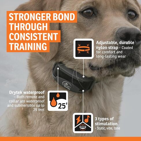 SportDOG Brand FieldTrainer 425X Remote Trainer - 500 Yard Range - Rechargeable Dog Training Collar with Static, Vibrate, and Tone - SD-425X in Saudi Arabia