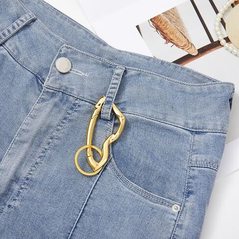 Cute Y2K Carabiner Keychain Clips Irregular Cool Multi-Use Large Heavy Duty Carabiner Hook Key Ring Outdoor Accessories Buckle in Saudi Arabia