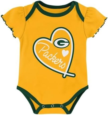 Outerstuff NFL Teams Newborn Baby and Infant Short Sleeve Bodysuit 3-Pack (0-18M) in Saudi Arabia