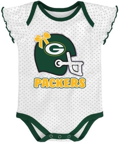 Outerstuff NFL Teams Newborn Baby and Infant Short Sleeve Bodysuit 3-Pack (0-18M) in Saudi Arabia