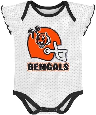 Outerstuff NFL Teams Newborn Baby and Infant Short Sleeve Bodysuit 3-Pack (0-18M) in Saudi Arabia