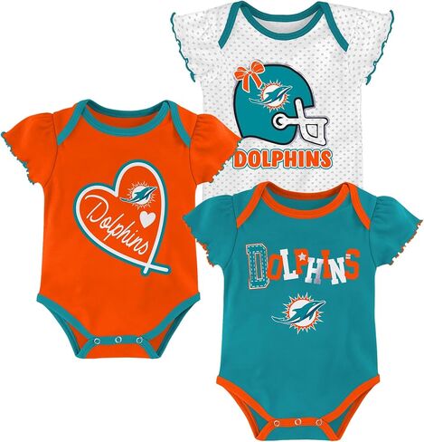Outerstuff NFL Teams Newborn Baby and Infant Short Sleeve Bodysuit 3-Pack (0-18M) in Saudi Arabia