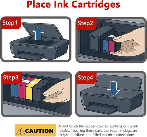 Compatible 250 251 XL Printer Ink Cartridge Replacement for Canon PGI-250 CLI-251 XL 250XL 251XL Use with Cannon Pixma MX922 MX920 IX6820 IP8720 MG5420 MG5520 MG7120 MG7520, 2 PGBK, 2 Black, 4 Pack in Kuwait