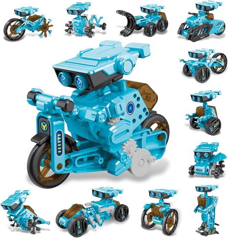 12-in-1 STEM Robot Kit Toys for Kids 8-12 12-16, DIY Building Educational STEM Science Kits for Kids Age 8-12 12-16, 8 9 10 11 12 13 14 15 16 Year Old Boy Birthday Gifts in Kuwait