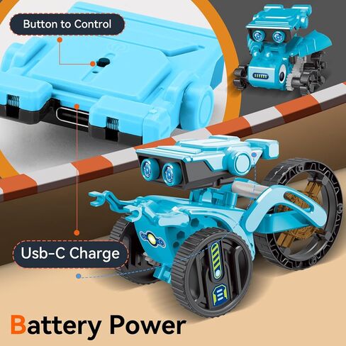 12-in-1 STEM Robot Kit Toys for Kids 8-12 12-16, DIY Building Educational STEM Science Kits for Kids Age 8-12 12-16, 8 9 10 11 12 13 14 15 16 Year Old Boy Birthday Gifts in Kuwait