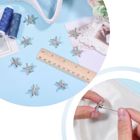 أزرار قذيفة 16pcs على شكل نجمات 20 ملم أزرار ساق المعادن العتيقة الأزرار المصنوعة يدويًا محيطًا محيطًا ملحقات زخرفية لوليمة خياطة دعاوى القمصان معاطف السترات الموحدة والذهب in Saudi Arabia