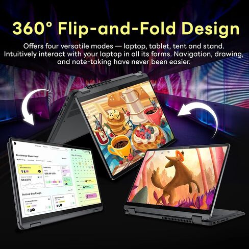 Lenovo Ideapad 5X 2-in-1 14" WUXGA OLED Touchscreen Copilot+ PC Qualcomm Snapdragon X Plus 16GB RAM 1TB SSD Luna Grey in Saudi Arabia