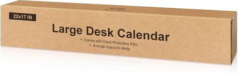 SUNEE 2025 Desk Calendar Large 22x17 from Now to March 2026, Extra Large Desktop Monthly Calendar Pad 18 Months For Teacher or Family, Desk Top Calendar, Black in Kuwait