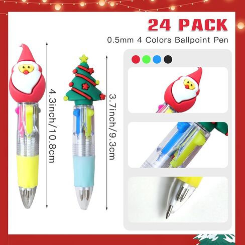 65pcs Mini Multicolor Pen في الأقلام الرائعة 4-في 1 للأطفال ، وأقلام نقاط الحبر لأعياد الميلاد وحفلات الأطفال ، والهدايا السائبة الممتعة الحبر Kawaii الأقلام in Kuwait