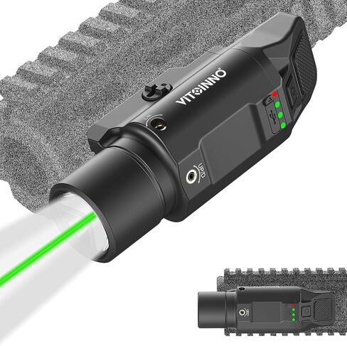 1500 Lumen Tactical Flashlight is Compatiable with Picatinny Rail for Rifle, Weapon Light with Strobe & Momentary, 3 Adjustable Brightness Levels (High/Medium/Low) in Saudi Arabia