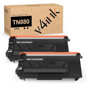 v4ink 2-Pack Compatible Toner Cartridge Replacement for Brother TN880 TN-880 to use with HL-L6200DW HL-L6250DW HL-L6300DW HL-L6400DW MFC-L6700DW MFC-L6750DW MFC-L6800DW MFC-L6900DW (New Version) in Saudi Arabia