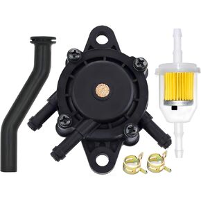 Motcoda Fuel Pump 3"Hose of Kohler 17HP-25 HP Small Engine Lawn Mower Tractor Fit J&D Honda Yamaha B&S 491922 691034 692313 808492 808656 596163 593998 797408 (1)