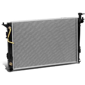 DNA Motoring OEM-RA-13333 DPI 13333 مشعاع تبريد من الألومنيوم على طراز المصنع متوافق مع 11-13 Elantra / 2014 Forte Forte5 / 12-13 Soul 1.8L / 2.0L AT