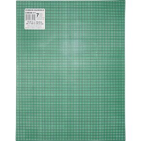 Plastic Canvas 7 Count 10"X13"-Christmas Green - Case Pack of 12
