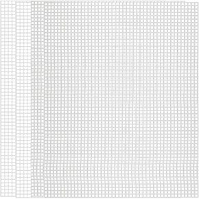 YHOLSDAS Plastic Mesh Canvas Sheets for Embroidery, PVC Mesh Needlepoint Canvas for Crafting, Knit Crochet Projects, Make Aquarium Dividers (10.6" x 13.8") 4Pcs