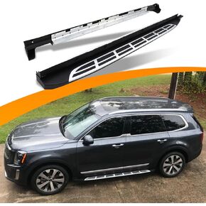 لوحات تشغيل Snailfly شديدة التحمل 400 رطل تناسب 2019-2024 Kia ​​Telluride LX EX S SX SX-P X-Pro X-Line شريط حماية جانبي in Kuwait