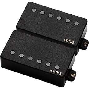 EMG 57/66 Bridge and Neck Humbucker Guitar Pickups Set, Chrome