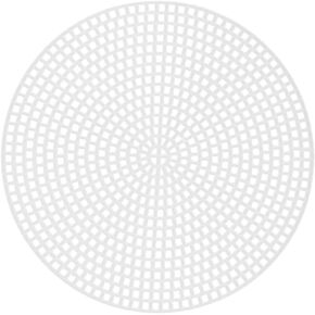 DIY Plastic Stitching Canvas Round Mesh Plastic Canvas Cross Stitch Grid Sheets for Embroidery Plastic Canvas Craft and Crochet Projects (Large)