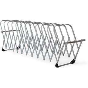 LEE 14112 Flexifile Recycled Expandable Collator/Organizer File, 12 Sections, 6d, Silver