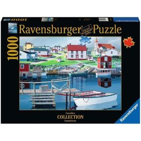 Ravensburger Greenspond Harbour 1000 Piece Jigsaw Puzzle for Adults - 16833 - Every Piece is Unique, Softclick Technology Means Pieces Fit Together Perfectly, 27 x 20
