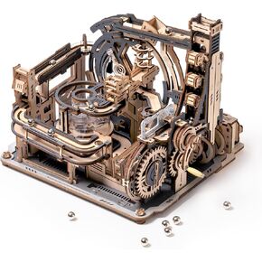 RoWood 3D Puzzles for Adults,Wooden Puzzles for Adults,Marble Run Model Kits,3D Wooden Puzzles for Adults,Birthday, for Adults&Teens