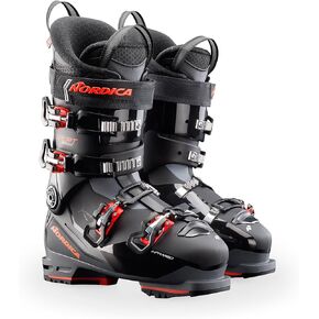 Nordica Men's Sportmachine 3 100 Durable Warm Insulated Water-Resistant Easy-Entry All-Mountain Touring Ski Boots with Grip Walk Soles