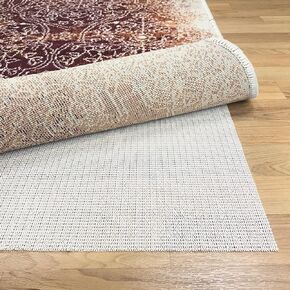 KISKIS Non Slip Rug Pad Underlay Rug Gripper, Provides Protection and Cushioning, Anti Skid Mat Keep Rugs in Place for Carpet Area Rugs,59"x79"
