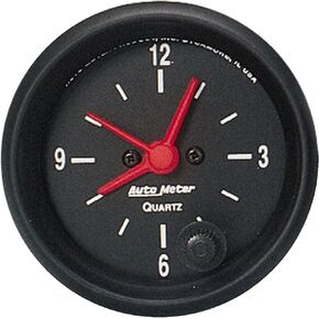AUTO METER 2632 Z-Series Clock Regular, 2.3125 in.