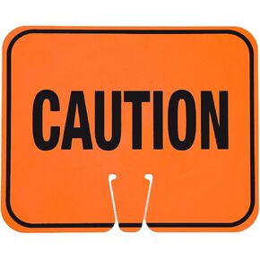 Cortina ABS Plastic Traffic Cone Sign, "SIDEWALK CLOSED" 03-550-SC EZ-IMS, 12.75" Width x 10.375" Height, Black On Orange