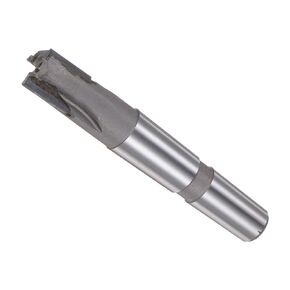 CoCud Square Nose End Mill, 3 Flute 0.71" Cutting Dia, Solid P35 Tungsten Carbide Tip Uncoated Milling Cutter with MT2 Morse Taper Shank - (Applications: for Steel Cutting)