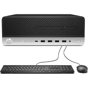HP ProDesk 600 G4 SFF Desktop PC, Intel i5-8500T, 32GB RAM, 512GB SSD and 500GB HDD, DVD, Including Keyboard&Mouse, WiFi, Bluetooth, Windows 10 Pro (Renewed), Black