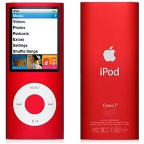 Music Player Compatible with MP4/MP3 - Apple iPod Nano 4th Generation (Blue, 8GB) (Renewed)