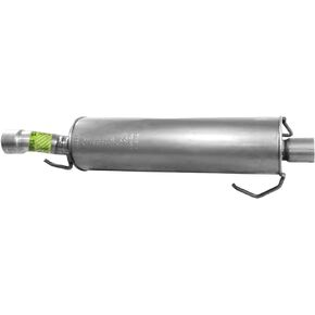 Walker Quiet-Flow SS 50464 Direct Fit Exhaust Muffler Assembly 3" Inlet (ID) 3" Outlet (ID) for Ram 1500