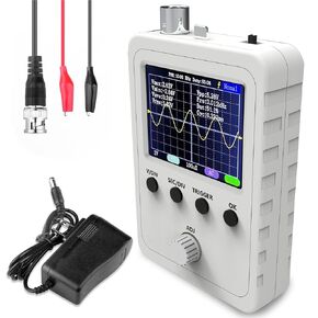 STARTO Handheld Digital Oscilloscope Kit 2.4" TFT with BNC-Clip Cable Probe and Power Supply