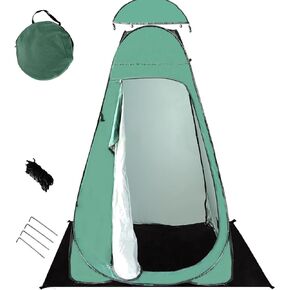 LazyWomen 76" X 47" X 47" Portable Shower for Camping Shower Tent, Pop Up Privacy Tent with Removable Rain Cove, Foldable Camping Toilets Changing Tent, for Hiking Beach Picnic Fishing