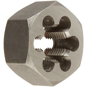 Drill America 3/8" Carbon Steel British Standard Pipe Hex Die, DWT Series