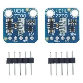 PAMEENCOS 2 pcs VEML7700 Ambient Light Sensor Module 16-bit I2C Interface Bright Light Sensor Module for QWIIC