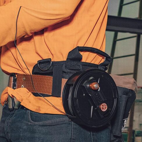 Klein Tools 27500 Tie Wire Reel, Quick Lock, Lightweight Aluminum, 12-18 Gauge Wire, Ambidextrous Rewind Knob in Saudi Arabia