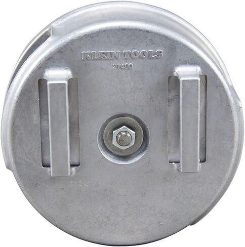 Klein Tools 27500 Tie Wire Reel, Quick Lock, Lightweight Aluminum, 12-18 Gauge Wire, Ambidextrous Rewind Knob in Kuwait