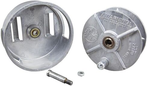 Klein Tools 27500 Tie Wire Reel, Quick Lock, Lightweight Aluminum, 12-18 Gauge Wire, Ambidextrous Rewind Knob in Kuwait