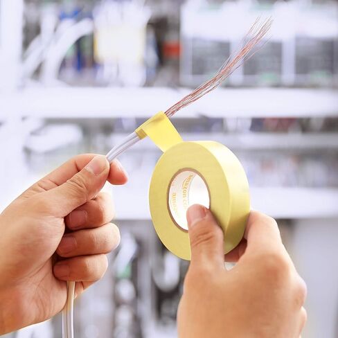 شريط كهربائي من الفينيل التجاري من أمازون، 3/4 بوصة × 60 قدم × 0.007 بوصة (19 ملم × 18.3 متر × 0.18 ملم)، أسود، 6 عبوات in Kuwait