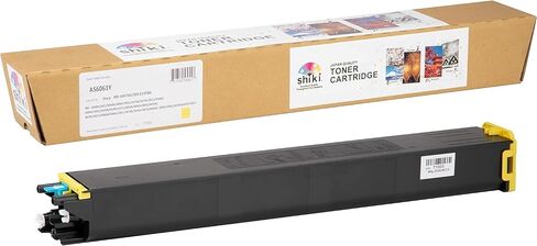 استبدال خرطوشة الحبر المتوافقة مع Shiki لشارب MX-2630 2651 3050 3051 3070 3071 3550 3551 3570 3571 4050 4051 4070 4071 5050 5051 5070 5071 6050 6051 6070 6071 MX-60NTYA MX-61NTYA (أصفر) in Kuwait
