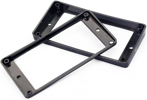 2pcs electric guitar metal ring metal humbucking pickup mounting frame humbucker cover plate humbucker frame humbucker pickup ring frame mounting ring pickup truck flat in Saudi Arabia