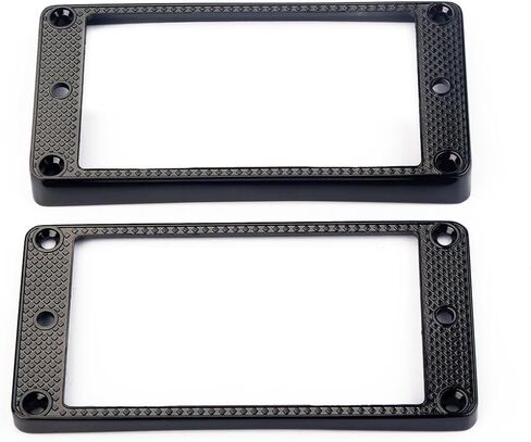 2pcs electric guitar metal ring metal humbucking pickup mounting frame humbucker cover plate humbucker frame humbucker pickup ring frame mounting ring pickup truck flat in Saudi Arabia