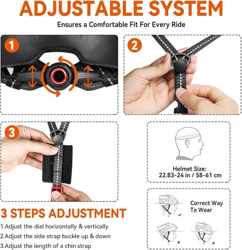 خوذة الدراجة الهوائية للبالغين من إيستينير، خوذة ركوب الدراجات المغناطيسية مع ضوء خلفي قابل لإعادة الشحن عبر USB للرجال والنساء، خوذة دراجة جبلية والطرق، درع مغناطيسي in Kuwait