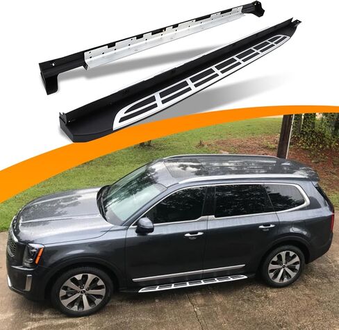 Snailfly Heavy Duty 400 LBS Running Boards Fit for 2019-2024 Kia Telluride LX EX S SX SX-P X-Pro X-Line Side Step Protector Bar in Saudi Arabia
