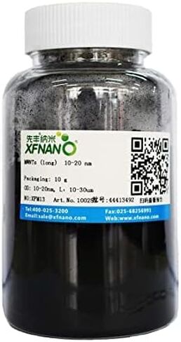 Research Grade Purity 95% Multi Walled Carbon Nanotubes Powder MWCNTs with Outer Diameter 10-20nm-Same Day Priority Shipping（10G） in Kuwait