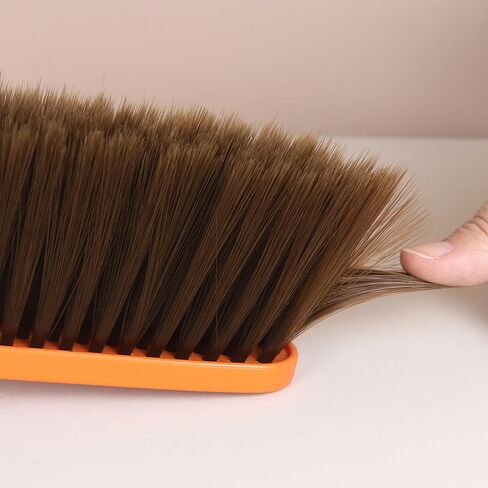 1 Pack 15" Hand Broom Brush,Soft Bristle Cleaning Brush,Counter Brush, Crumb Debris Sweeping Brush,Dusting Brush,Comfort for Car Bed Couch Desk Sofa Furniture Clothes,Small Particles Hair Remover in Saudi Arabia