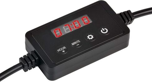 NICREW Single Channel LED Light Timer Pro, LED Digital Dimmer with Standard 2.5mm/2.1mm Power Connectors in Saudi Arabia