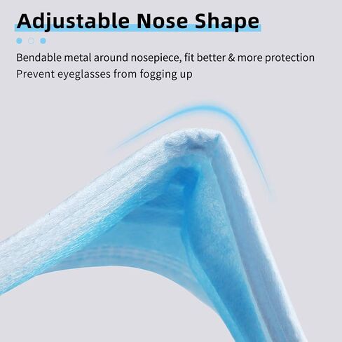 bigox Face Mask Disposable Earloop Blue 50Pcs in Saudi Arabia